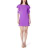 Korte Jurk Rinascimento TINTA UNITA CFC0112723 Violet EU S,EU M Women