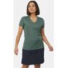 Jack Wolfskin Crosstrail Tee Dames Groen S