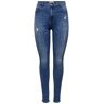 Only Onlrain-wauw ex hw sk lg ank dnm g Blauw Medium Female