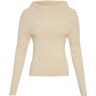 Moss Copenhagen Mschinasofia rachelle pullover oatmeal melange Beige Large Female