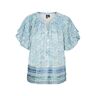 Vero Moda Vmhedi ss top wvn lcs ga Blauw Large Female