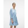 Vero Moda Vmhedi 3/4 short dress wvn lcs ga Blauw Small Female