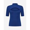 Nikkie Cutout rib top Blauw 40 Female