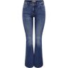 Only Onlcheryl mw retro flared dnm fg Blauw 29-32 Female