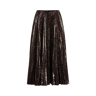 Ralph Lauren Collection Trivelas Pleated Sequin Skirt Brown UK 10 Female