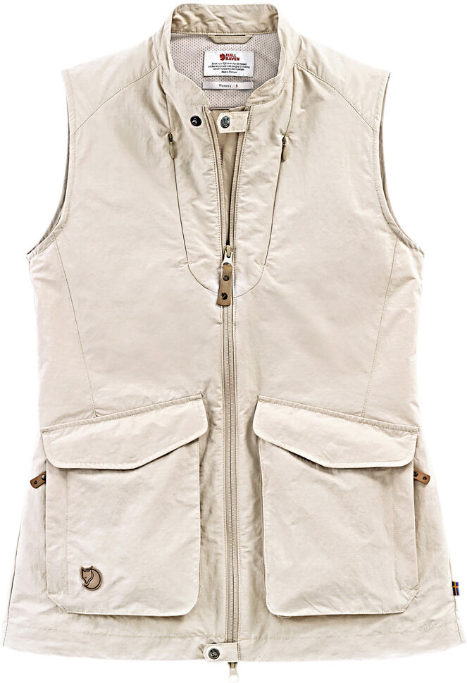 FjÃ¤llrÃ¤ven Dames Bodywarmer Travellers MT Vest W - beige - XS