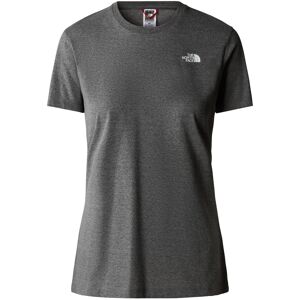 The North Face W S/s Simple Dome Tee Tnf Medium Grey Heather S