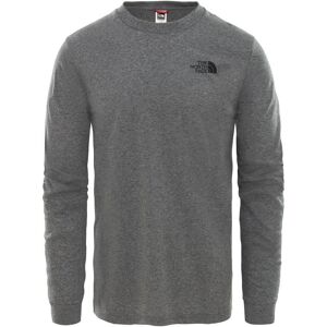 The North Face L/s Simpledome Tee Ws Tnf Medium Grey Heather M