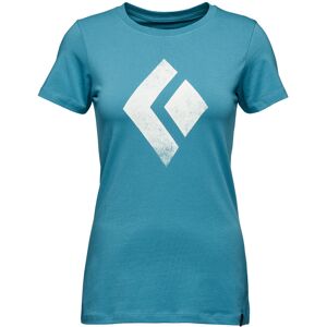 Black Diamond Ss Chalked Up Tee Ws Cerulean Blue S