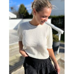 Y.A.S Yasanne Ss Knit Pullover - Star White (Størrelse: Xl)