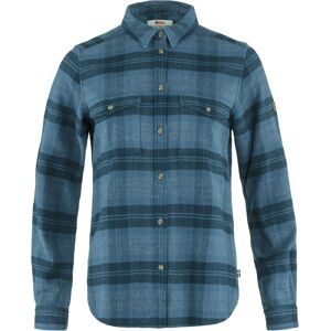 Fjällräven ÖVIK HEAVY FLANNEL SHIRT W  INDIGO BLUE-DARK NAVY