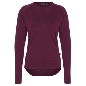 Tierra WOOLPA LS TEE W  DEEP PURPLE