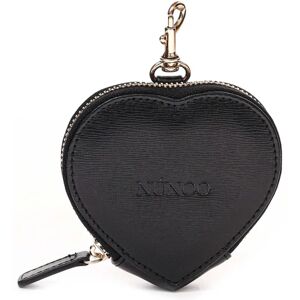 Núnoo Heart Coin Pocket Florence - Black W. Gold One Size