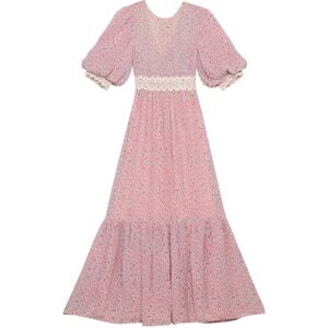 byTiMo Georgette Lace Gown - Daisies L