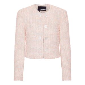 ROTATE Birger Christensen Boucle Cropped Jacket - Fairy Tale 34