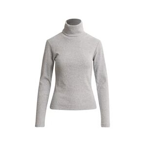 Camilla Pihl Petra Rib Turtleneck - Light Grey Melange XS