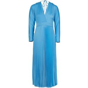 MAUD Sara Dress Satin - Blue 40