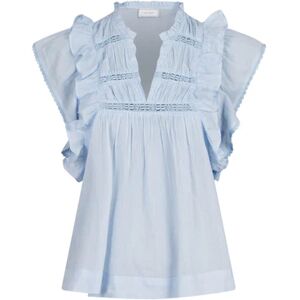 Neo Noir Jayla S Voile Top - Light Blue 40