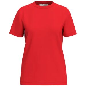 Selected Femme Myessential Ss O-Neck Tee - Flame Scarlet L