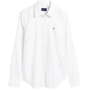 GANT Stretch Oxford Solid - White 36