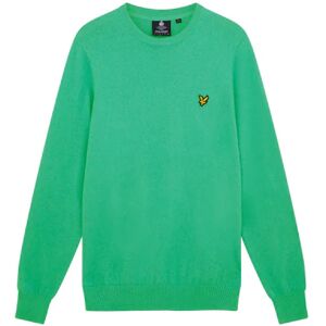 Scott Cotton Merino Crew Jumper - Green Glaze S