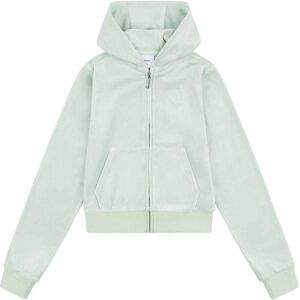 Juicy Couture Tonal Velour Hettejakke, Surf Spray