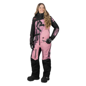 FXR Overall  CX F.A.S.T Fôret Dame Svart-Dusty Rose