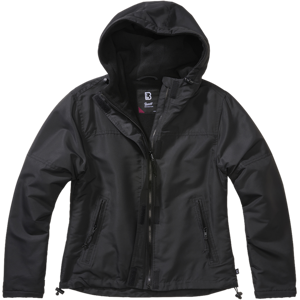 Brandit Jakke  Windbreaker Frontzip Dame Svart