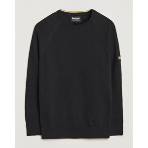 Barbour International Cotton Crew Knit Black