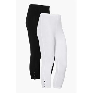 Cellbes of Sweden Caprileggings med fine knappedetaljer Milly 2-pack Female