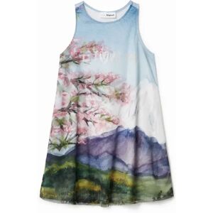 Desigual Landscape dress - BLUE - 7/8