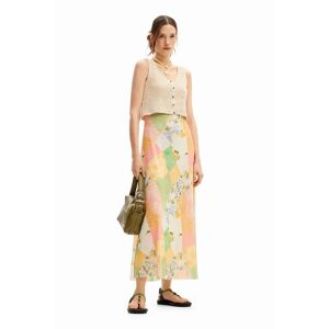 Desigual Hybrid midi dress - MATERIAL FINISHES - L