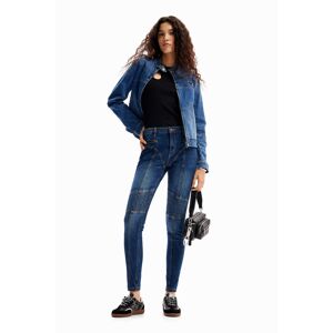 Desigual Slim biker jeans - BLUE - 36