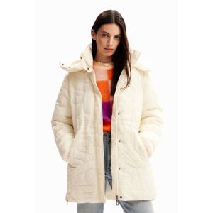 Desigual Padded zips coat - WHITE - L