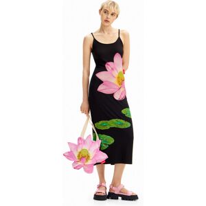 Desigual Tyler McGillivary water lily long dress - BLACK - M