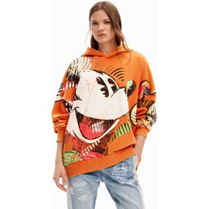 Desigual Oversize Mickey Mouse hoodie - ORANGE - M