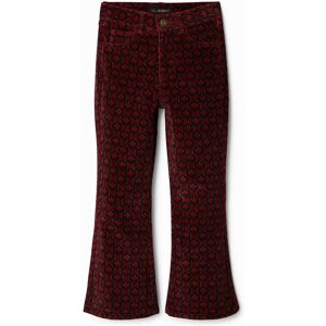 Desigual Retro corduroy trousers - RED - 5/6