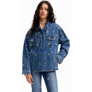 Desigual Daisy denim jacket - BLUE - M