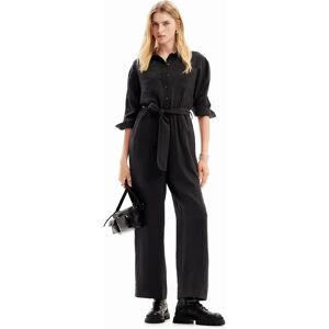 Desigual Plain boilersuit - BLACK - XS