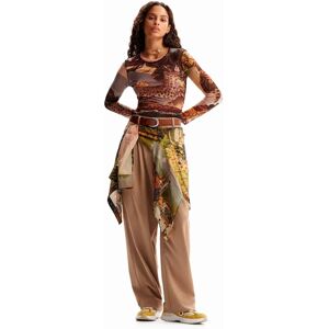 Desigual M. Christian Lacroix tailored trousers - BROWN - XL