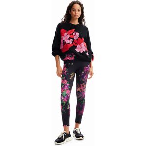 Desigual Floral sport leggings - RED - L