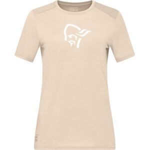 Norrøna Women's Femund Equaliser Merino T- Shirt Pure Cashmere XS, Pure Cashmere