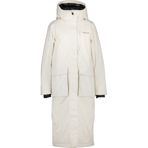 Didriksons Women's Leya Parka Long 3 White Foam 38, White Foam