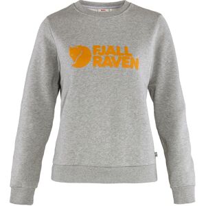 Fjällräven Women's  Logo Sweater Grey Melange XS, Grey Melange