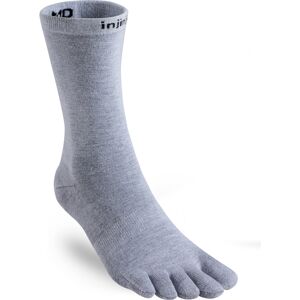 Injinji Unisex Liner Crew Heather Gray XL, Gray