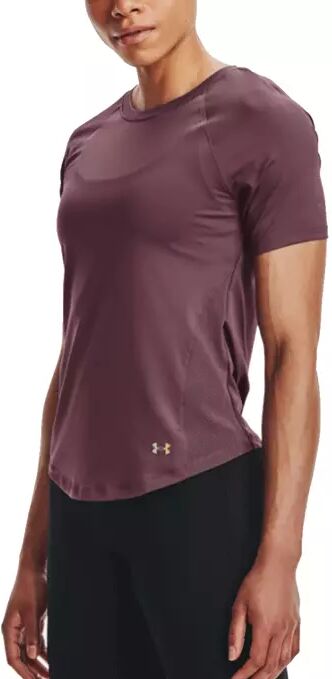 Under Armour Rush Mesh Wmn - T-skjorte - Ash Plum - SM