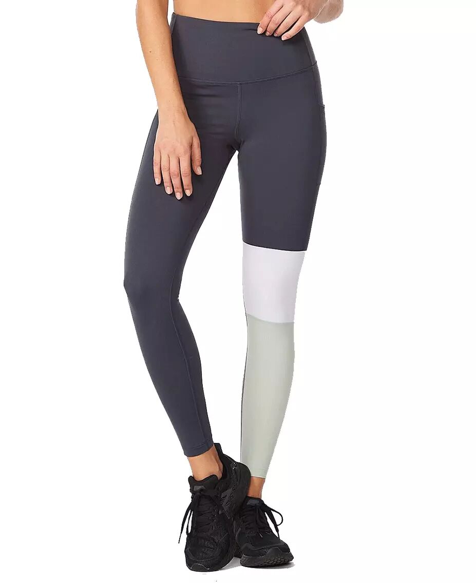 2XU Form Block Hi-Rise Compression Wmn - Tights - India Ink/Mineral - XS