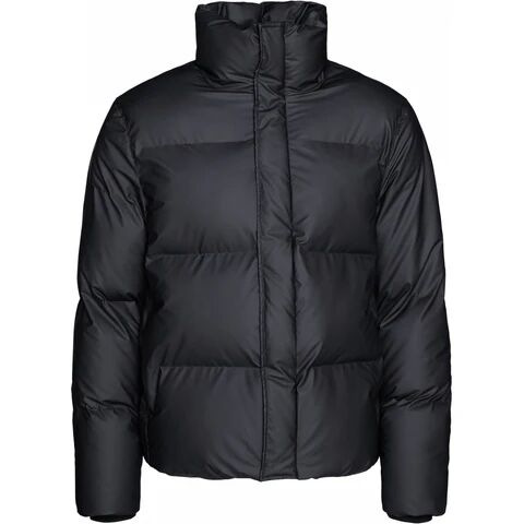 Rains Boxy Puffer Jacket - BlackSvart