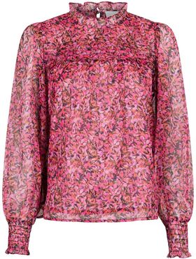 Neo Noir Rhoda Dark Blossom Blouse - PinkRosa