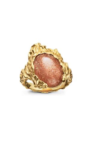 Maanesten Goddess Ring Sunstone - GoldGull